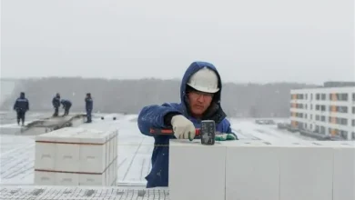 строительство зимой